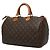 Borsa Louis Vuitton Monogram Speedy 35 Marrone - vista 2