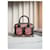 Bally Savanna Borsa in PVC trasparente e pelle Marrone Nero Bianco Rosso  - vista 3
