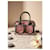 Bally Savanna Borsa in PVC trasparente e pelle Marrone Nero Bianco Rosso  - vista 4