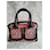 Bally Savanna Borsa in PVC trasparente e pelle Marrone Nero Bianco Rosso  - vista 5