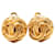 Timeless Orecchini vintage Chanel Coco Mark D'oro  - vista 1