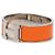Hermès Bracciale Charm Hermes Clic Clac H PM Argento Arancione - vista 2