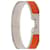 Hermès Bracelet Click H PM Hermes Argenté Orange  - vue 5