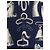 Carré Hermès Inventaire Poétique in seta e cashmere Bianco Blu - vista 3