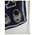 Carré Hermès Inventaire Poétique in seta e cashmere Bianco Blu - vista 4