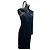 Thierry Mugler Mugler Green Cut Out Samtkleid - Ansicht 5