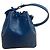 Louis Vuitton Noé in pelle Epi blu - vista 6