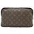 Louis Vuitton Necessaire Vintage Monogram 28 Clutch Pochette Marrone