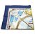 Sciarpa in seta vintage Hermès Blu Vive le Vent 1992 Toutsy Bourthoumieux - vista 2