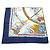Sciarpa in seta vintage Hermès Blu Vive le Vent 1992 Toutsy Bourthoumieux - vista 3