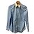 Camicia in popeline Gucci Blu Blu chiaro
