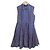 Kenzo Lamé-Jacquard-Kleid Blau