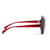 Chanel Rote Sonnenbrille  - Ansicht 3