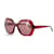 Chanel Rote Sonnenbrille  - Ansicht 4
