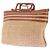 Delvaux Tote "D to D" in rafia Beige - vista 5