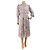 Isabel Marant Vestido midi de flores azul y blanco - talla UK 12