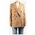 Max Mara Hellbrauner zweireihiger leichter Blazer - Größe UK 14 - Ansicht 3