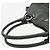 Prada Borsa 2way in pelle Vitello Daino nera Nero - vista 4