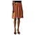 Chloé Mini-jupe portefeuille en soie rose brûlé - taille UK 8