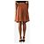 Chloé Mini-jupe portefeuille en soie rose brûlé - taille UK 8 - vue 3
