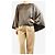 Lanvin Graue Seiden-Cape-Bluse - Größe UK 8 - Ansicht 4