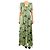 Alice + Olivia Maxikleid mit Blumenmuster in Grün - Größe UK 10