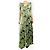 Alice + Olivia Maxikleid mit Blumenmuster in Grün - Größe UK 10 - Ansicht 3