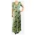 Alice + Olivia Maxikleid mit Blumenmuster in Grün - Größe UK 10 - Ansicht 4