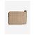 Céline Tarjetero de cuero acolchado beige - vista 2