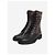 Fendi Botas con estampado Zucca negro y marrón - talla EU 36.5 (UK 3.5) - vista 2