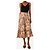 Autre Marque Falda midi estampada neutra - talla UK 6 - vista 2