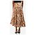 Autre Marque Falda midi estampada neutra - talla UK 6 - vista 3