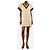 Autre Marque Strickkleid in Creme mit grobem Strick - Größe XS Roh - Ansicht 3