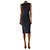 Herve Leger Ärmelloses Bandage-Midikleid in Navy - Größe XS Marineblau