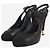 Chanel Scarpins slingback em couro preto - tamanho EU 37 - vista 2