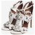 Alaïa Weiße Leder-High Heels mit Laserschnitt - Größe EU 38.5 (UK 5.5) - Ansicht 2
