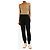 Autre Marque Pantalon slim à revers noir - taille S - vue 2