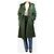 Lacoste Dunkelgrüner Nylon-Trenchcoat - Größe M - Ansicht 3