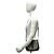 Gucci Old GG Logo Muster Leder Mini Schultertasche Braun - Ansicht 2