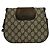 Gucci Old GG Logo Muster Leder Mini Schultertasche Braun - Ansicht 3