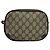 Borsa a tracolla GUCCI Old Gucci Sherry Line GG Logo Pattern in pelle Marrone Rosso Verde - vista 3
