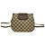 Bolso de hombro de cuero Gucci Vintage GG Pattern Logo Castaño - vista 3