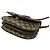 Bolso de hombro de cuero Gucci Vintage GG Pattern Logo Castaño - vista 8