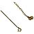 Collana Christian Dior Vintage CD Logo D'oro - vista 5