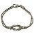 Tiffany & Co Bracciale Tiffany Vintage Double Rope Center Knot Argento