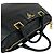 Borsa Boston in pelle Prada Nero - vista 4