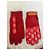 Louis Vuitton x Supreme Monogram Lederhandschuhe Rot Monogramm - Ansicht 2