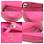 Cartera larga de piel de becerro granulada rosa Chanel - vista 10