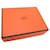 Hermès Hermes Carmen Leather Keychain in Orange and Purple  - view 9