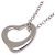 Collana Open Heart in platino e diamanti Tiffany & Co. - vista 3